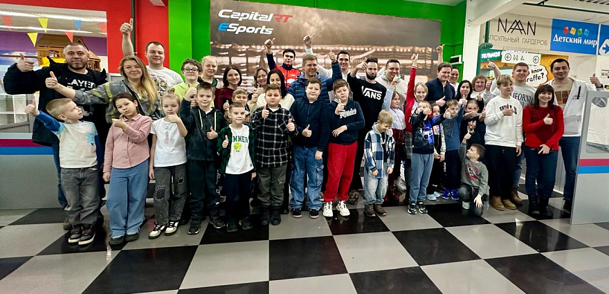 Гоночная команда Capital Racing Team предоставила уникальную возможность для детей сотрудников